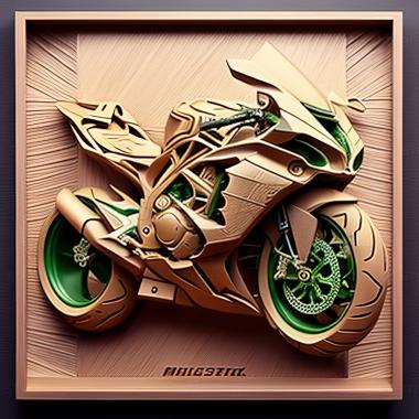 3D модель Kawasaki H2 SX SE (STL)